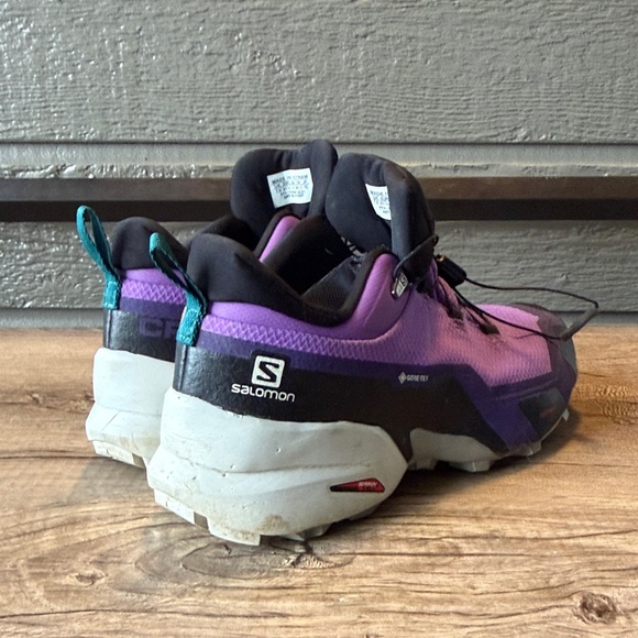 Salomon Gore-Tex Women’s Purple Trail Running Shoes size 9 - Picture 8 of 11